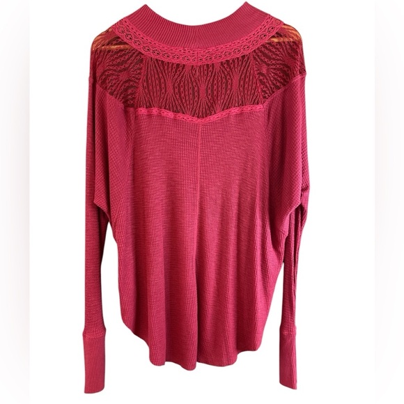 Free People Spring Valley Waffle Knit Top - Picture 8 of 12